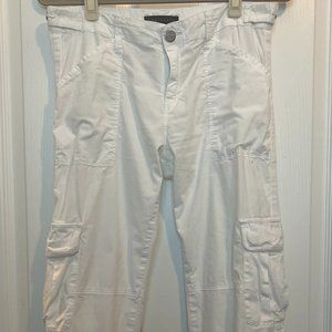 Sanctuary Cropped Cargo Capri Roll-Tab Pants Size 28